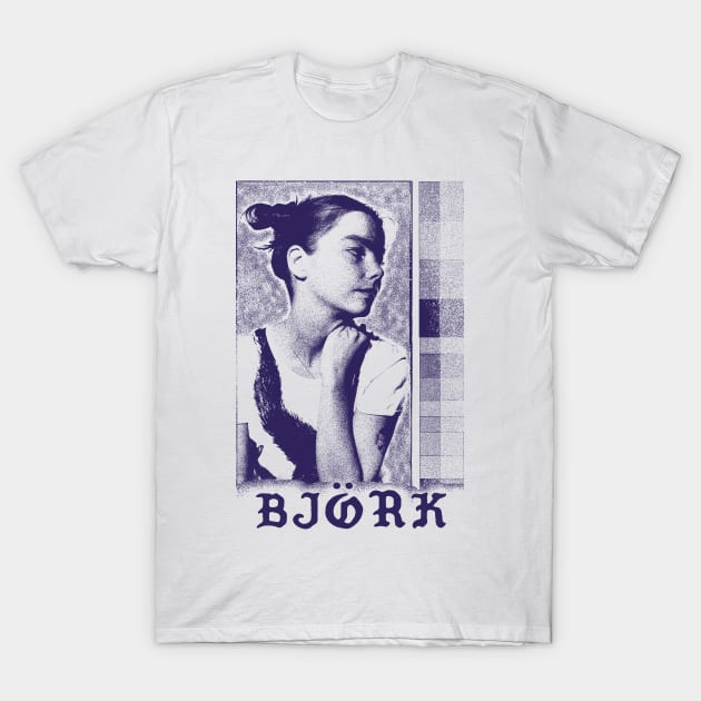 Björk ==== Vintage Look Design T-Shirt by unknown_pleasures